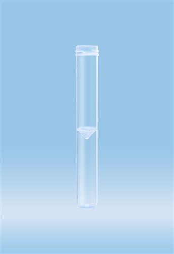60.617.010 | Screw cap tube, 3.5 ml,  92 x 13 mm, rounded false bottom, PP, no cap