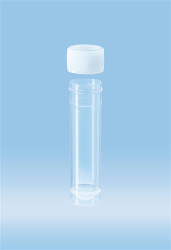 60.732 | Screw cap tube, 15 ml,  76 x 20 mm, conical base with skirt, PP, cap included