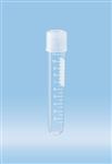 62.515.028 | Culture tube, 13 ml, 100 x 16 mm, round base, PP, graduations, 2-pos cap assembled, ind wrap sterile