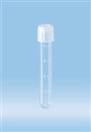 62.526.028 | Culture tube, 5 ml, 75x12mm, round base, PP, graduations, 2-position cap assembled, ind wrap sterile