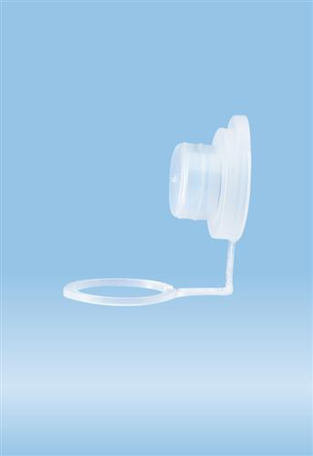 65.109 | Push cap, looped, natural, suitable for micro tube diameter 10.8 mm