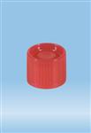 65.176.001 | Screw cap, red, suitable for tubes 16-16.5 mm