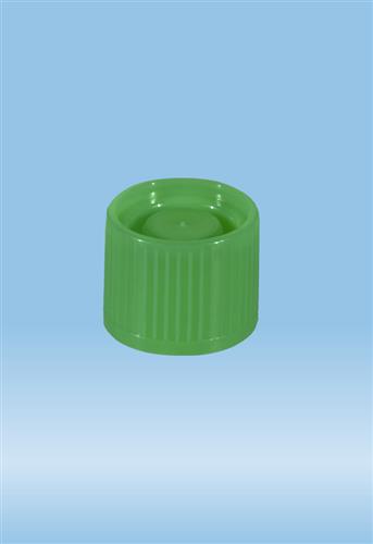 65.176.002 | Screw cap, green, suitable for tubes 16-16.5 mm