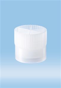 65.720 | Push cap, skirted, natural, suitable for tubes 15.5, 16, 16.5, 16.8 and 17 mm