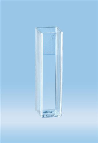 67.738 | Cuvette, 4 ml, (HxW): 45 x 12 mm, acrylic , transparent, optical sides: 2, racked
