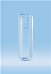 67.738 | Cuvette, 4 ml, (HxW): 45 x 12 mm, acrylic , transparent, optical sides: 2, racked