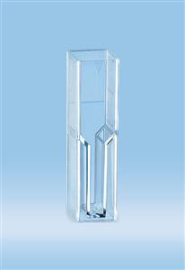 67.742 | Semi-micro cuvette, 2.5 ml, (HxW): 45 x 12 mm, PS, transparent, optical sides: 2, racked