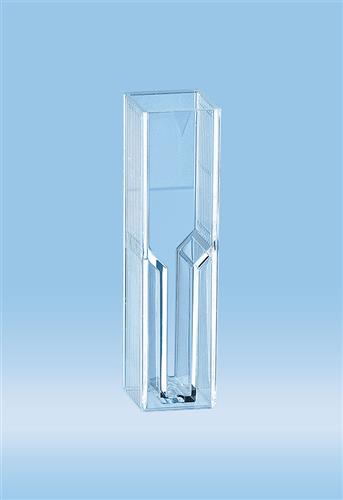 67.746 | Semi-micro cuvette, 3 ml, (HxW): 45 x 12 mm, PS, transparent, optical sides: 2, bulk