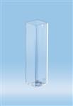 67.754 | Cuvette, 4 ml, (HxW): 45 x 12 mm, PS, transparent, optical sides: 4, racked