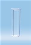 67.755 | Cuvette, 4 ml, (HxW): 45 x 12 mm, acrylic, transparent, optical sides: 4, racked