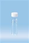 71.9923.610 | Screw cap tube, 7 ml, 47 x 20 mm, flat base, PC, cap included