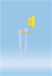 72.688.004 | Micro tube, 1.5 ml, yellow loop stopper, conical base, PP