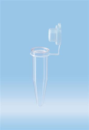 72.688 | Micro tube, 1.5 ml, neutral loop stopper, conical base, PP