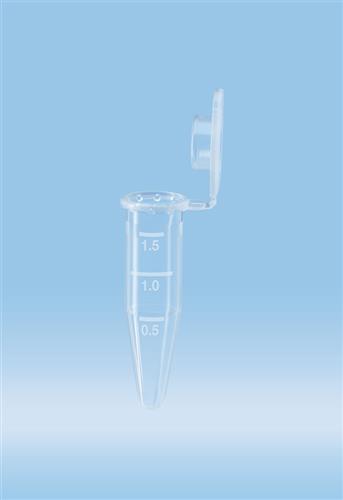 72.690.301 | Micro tube, 1.5 ml, wide hinge cap, neutral, PP