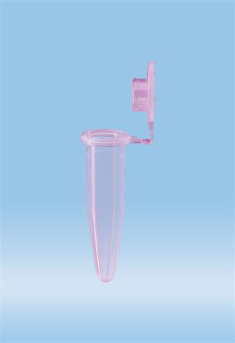 72.690.307 | Micro tube, 1.5 ml, flat safety cap, purple, PP