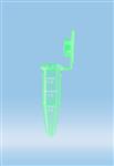 72.690.376 | Micro tube, 1.5 ml, flat safety cap, green, PP