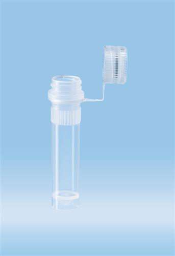72.694.100 | Screw cap micro tubes, 2 ml, conical base with skirt, neutral loop o-ring cap