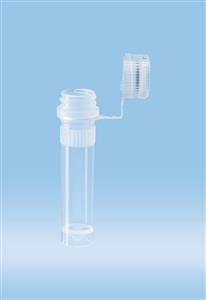 72.694.100 | Screw cap micro tubes, 2 ml, conical base with skirt, neutral loop o-ring cap