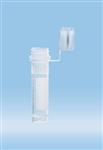 72.694.107 | Screw cap micro tubes, 2 ml, conical base with skirt, grads & writing block, neutral loop o-ring cap