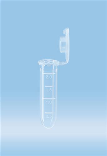 72.695.400 | SafeSeal micro tube, 2 ml, conical base, locking cap, PP, neutral, PCR Performance Tested