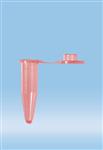 72.699.001 | Micro tube, 0.5 ml, conical base, hinge cap, red, PP