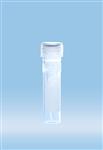72.730.005 | Screw cap micro tubes, 0.5 ml, conical base with skirt, neutral o-ring cap assembled, sterile