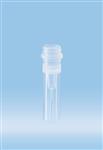 72.730.711 | Screw cap micro tubes, 0.5 ml, conical base with skirt, no cap, double bag sterile