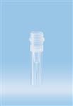 72.730.711 | Screw cap micro tubes, 0.5 ml, conical base with skirt, no cap, double bag sterile
