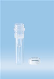 72.730 | Screw cap micro tubes, 0.5 ml, conical base with skirt, neutral o-ring cap included