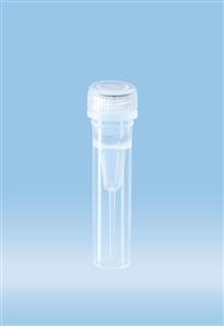 72.785.005 | Screw cap micro tubes, 0.5 ml, conical base with skirt, no knurls, o-ring cap assembled, sterile