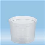 75.1437.100 | Urine cup, with spout, 3 oz, PP, grads