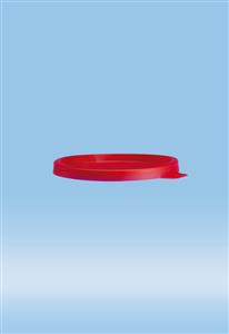 76.1414 | Snap-on lid, for cup #75.1355, PE, red, 1,000 piece(s)/bag