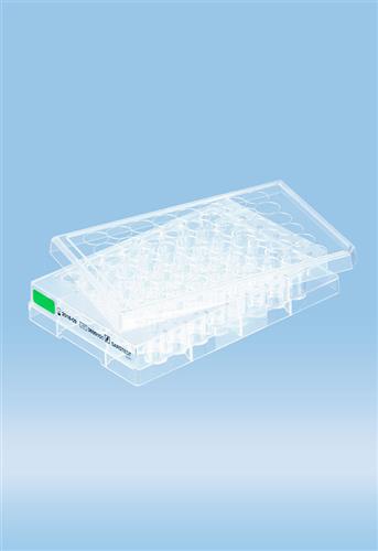 83.3923.500 | Cell culture plate, 48 well, surface: Suspension, flat base