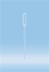 86.1172.300 | Transfer pipette, 3.5 ml, (LxW): 156 x 12.5 mm, LD-PE, transparent, graduated, fine tip