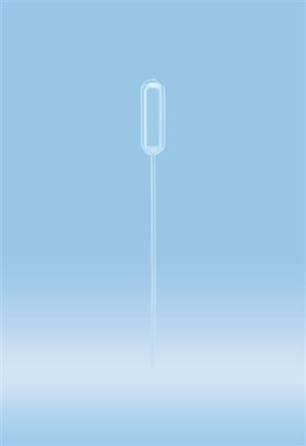 86.1173.001 | Transfer pipette, 3.5 ml, (LxW): 155 x 12.5 mm, LD-PE, transparent, narrow, 1/bag, sterile