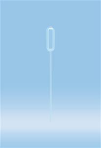 86.1173.020 | Transfer pipette, 3.5 ml, (LxW): 155 x 12.5 mm, LD-PE, transparent, narrow, 20/bag, sterile