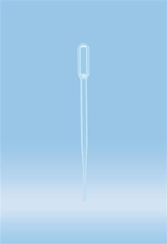 86.1176.300 | Transfer pipette, 2 ml, (LxW): 154 x 11 mm, LD-PE, transparent