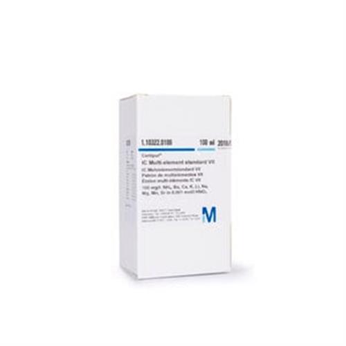 1103220100 | IC Multi-element standard VII100 mg/l: NH4, Ba, Ca, K, Li, Na, Mg, Mn, Sr in 0.001 mol/l HNO3 Certipur®