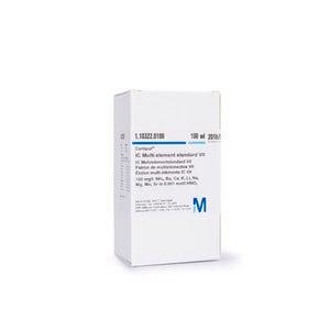 1103220100 | IC Multi-element standard VII100 mg/l: NH4, Ba, Ca, K, Li, Na, Mg, Mn, Sr in 0.001 mol/l HNO3 Certipur®