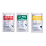 1990060001 | Buffer solutionstraceable to SRM from NIST and PTB 10 x pH 4.01  (phthalate) 10 x pH 7.00 (phosphate) 10 x pH 10.00 (borate) pH 4.01/pH 7.00/pH 10.00(25°C) Certipur®