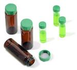 27000 | PK100 2ML AMBER VIAL SCREW TOP SOLID CAP W PTFE LI