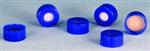 29320-U | PK100 BLUE CAP 9MM BONDED PRE SLIT PTFE SILICONE S