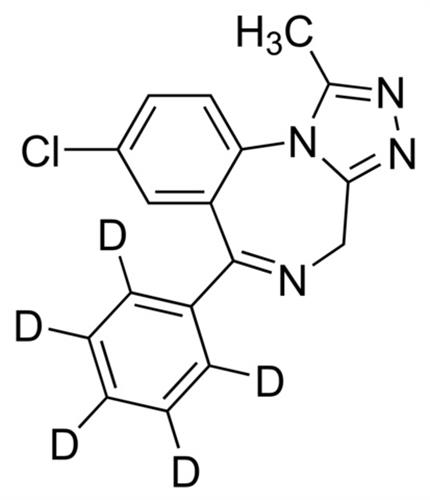A-902-1ML | ALPRAZOLAM D5100 G ML IN METHANOL AMPULE OF 1 ML C