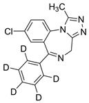 A-902-1ML | ALPRAZOLAM D5100 G ML IN METHANOL AMPULE OF 1 ML C