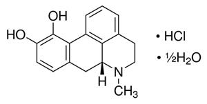 A4393-5G | R APOMORPHINE HYDROCHLORIDE HEMIHYDRATE