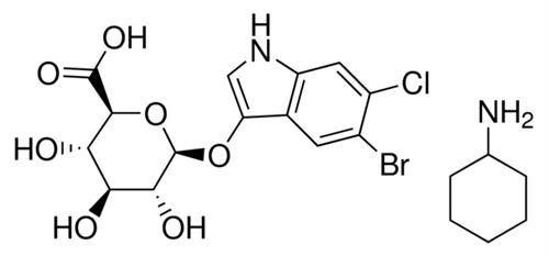 B4532-10MG | 5 BROMO 6 CHLORO 3 INDOLYL B D GLUCURONIDE CYCLOHE