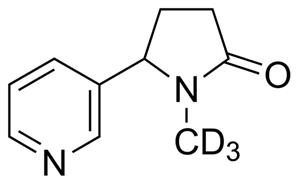 C-017-1ML | (±)-Cotinine-d3 solution100 μg/mL in methanol, ampule of 1 mL, certified reference material