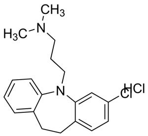 C-118-1ML | CLOMIPRAMINE HCL1.0 MG ML IN METHANOL AS FREE BASE