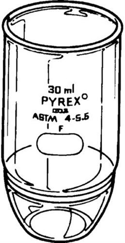 CLS3294050C-9EA | PYREX R BRAND GOOCH CRUCIBLE HIGH FORM WITH FRITTE