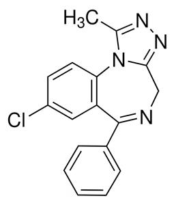 A-903-1ML | Alprazolam solution1.0 mg/mL in methanol, ampule of 1 mL, certified reference material